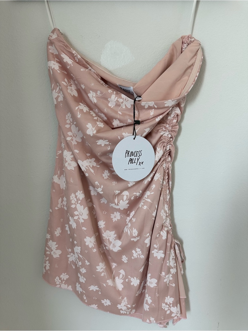 NWT Princess Polly Donelli Mini Dress Baby Pink